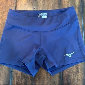 Mizuno Women's Navy Volleyball Shorts - Size M